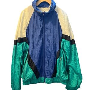 Vintage Zip-Up 80’s parachute jacket